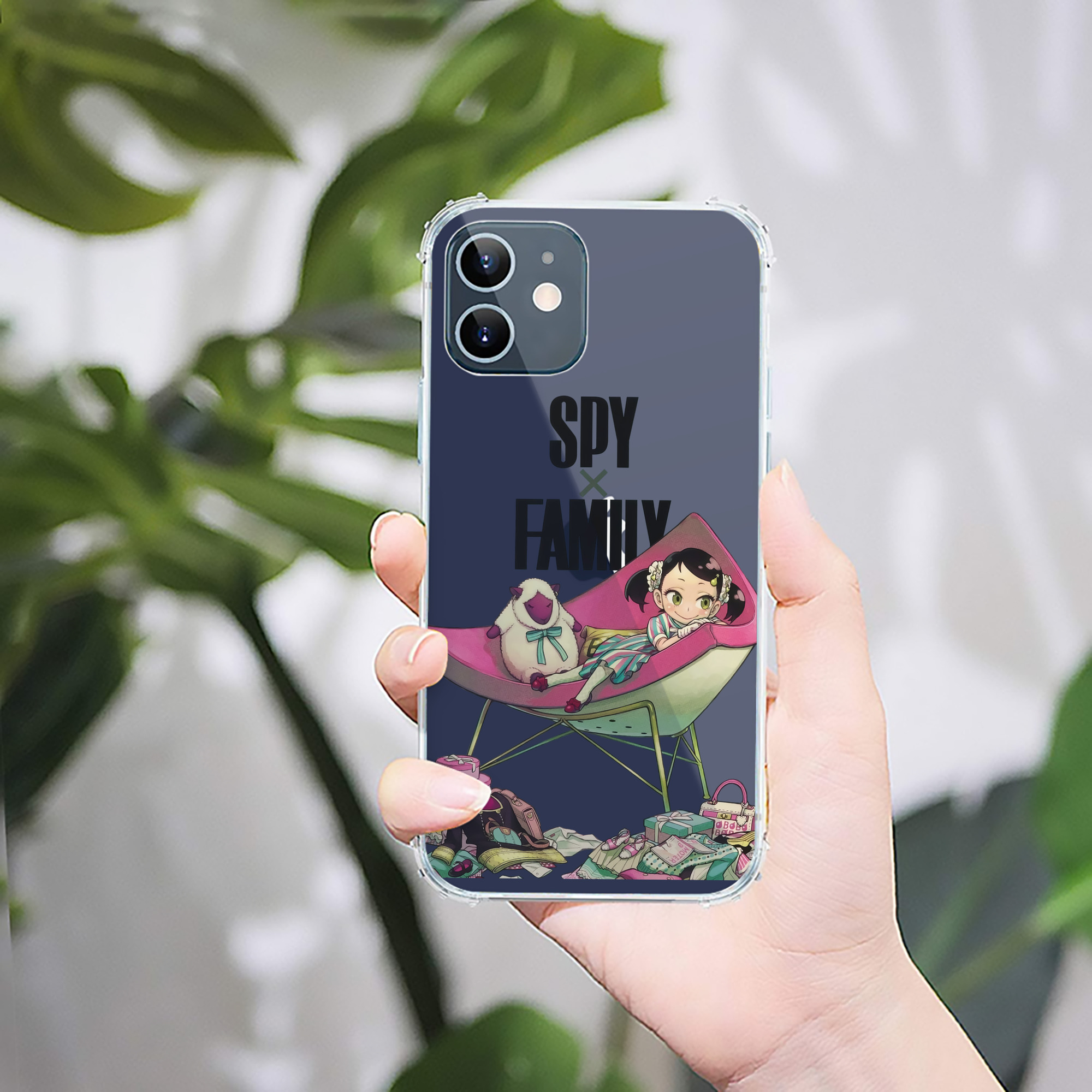 （画像用） SPY×FAMILY间谍家家酒 【iPhone 12シリーズ対応】透明スマホケース（クリアソフトケース）